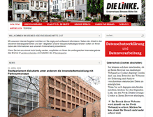 Tablet Screenshot of dielinke-bremen-mitteost.de